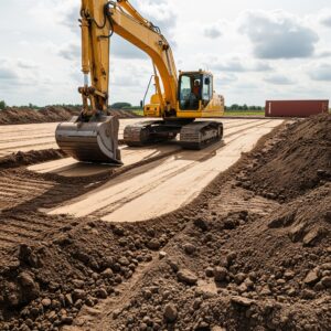 Przygotowanie terenu pod kontener